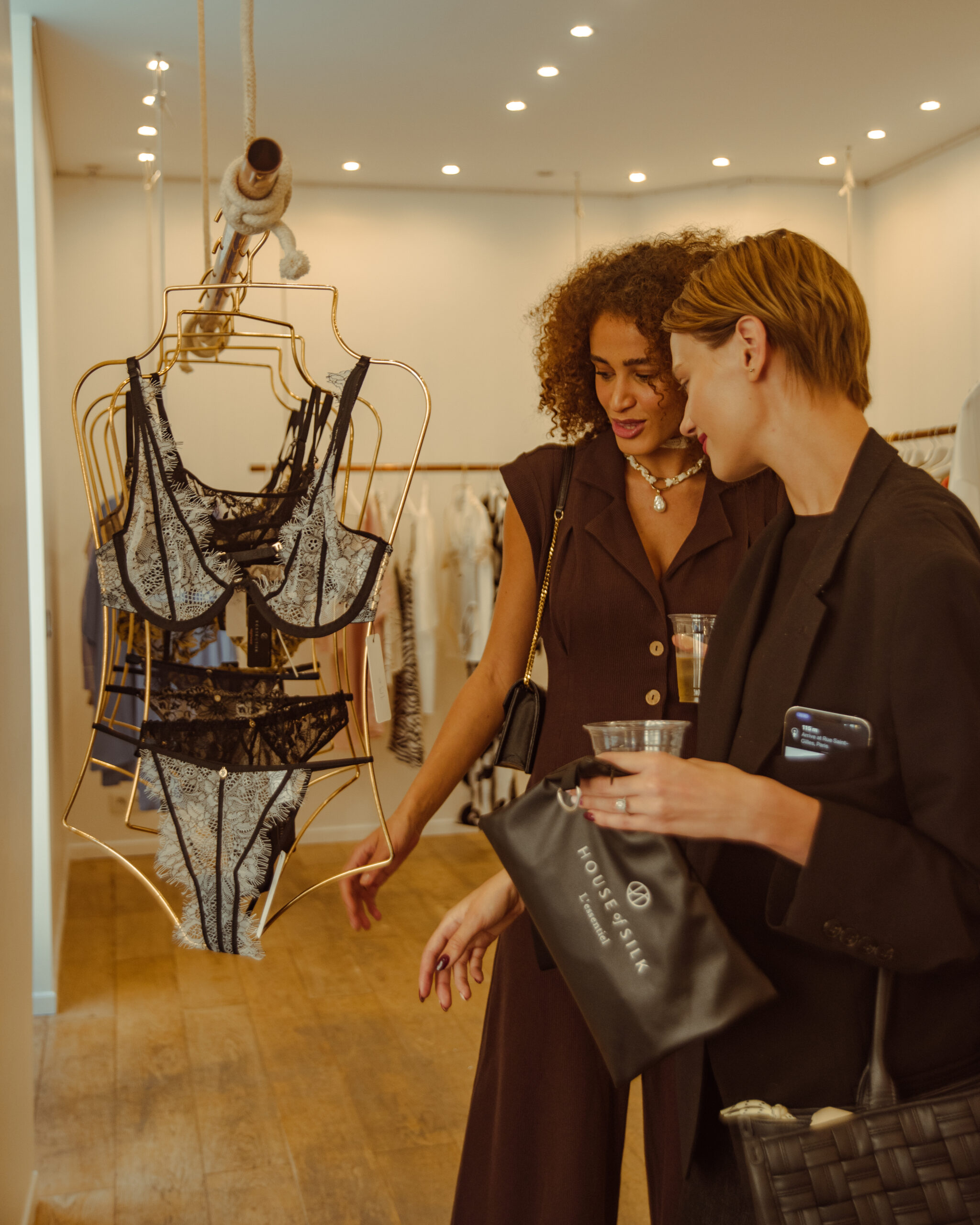 house of silk paris marais pop up store opening event